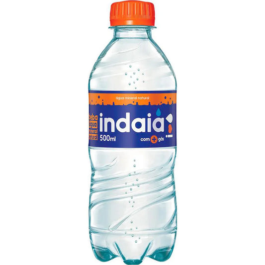 AGUA MIN INDAIA C/GAS PET 500ML