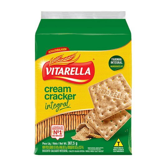 BISCOITO CRACKER INTEG  VITARELLA 367,5G