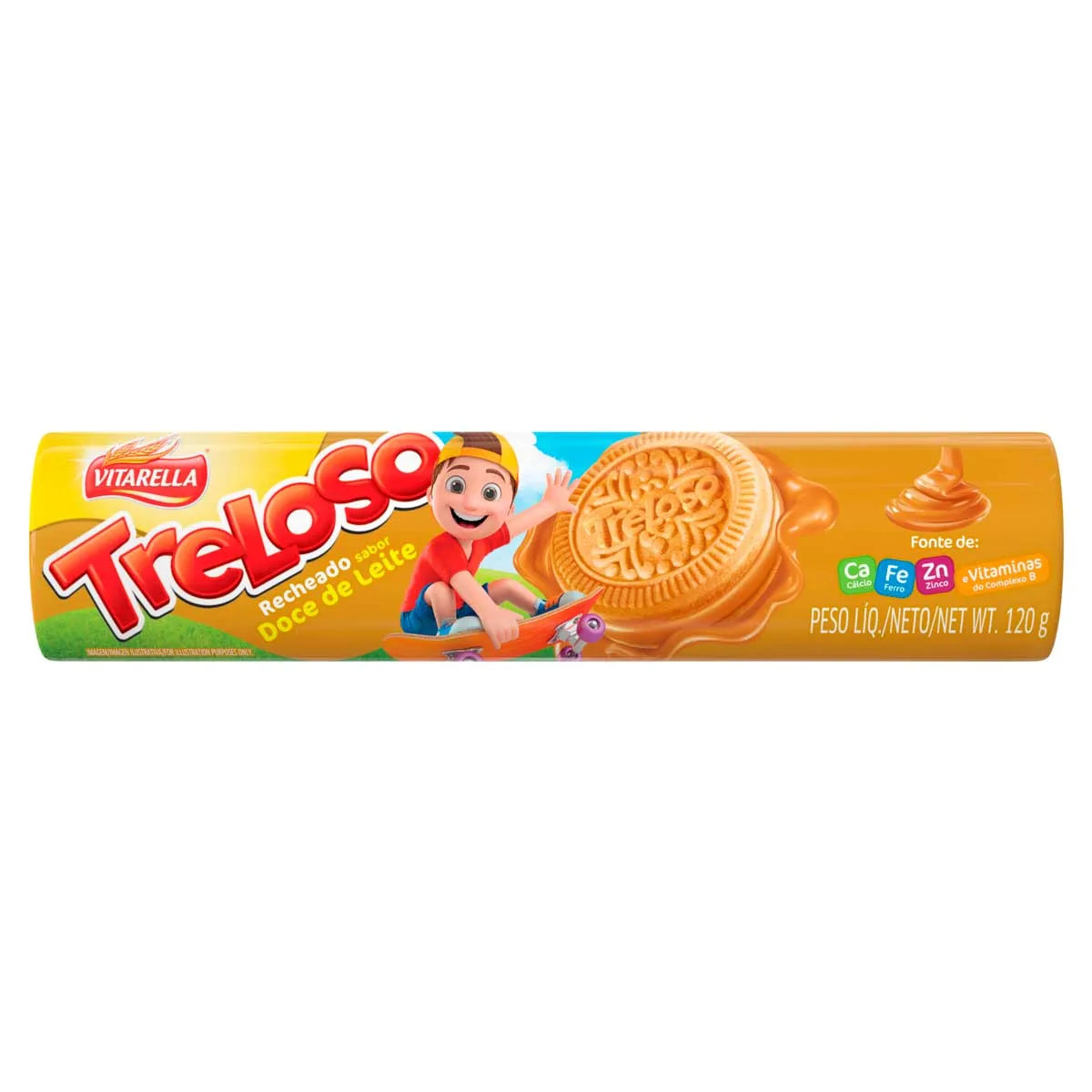 BISC REC TRELOSO DOCE LEITE 120G