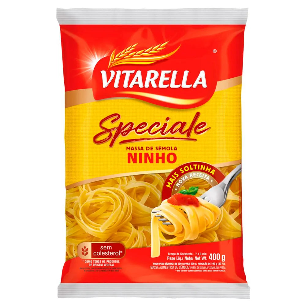 MACARRAO NINHO MSS SEMOLA VITARELLA 400G