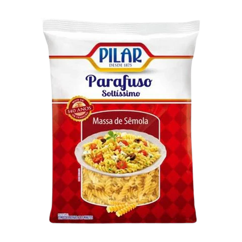 MACARRAO PARAF MASSA SEMOLA PILAR 400G